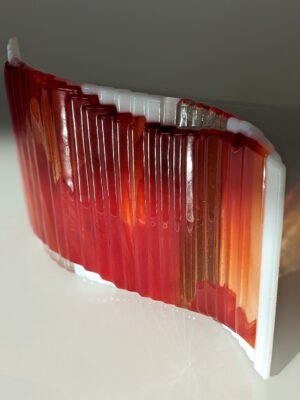 Lava Wave on White